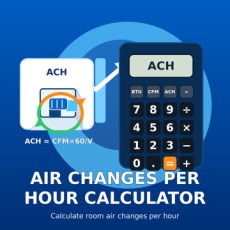Air Changes Per Hour Calculator from XTRAW Tools