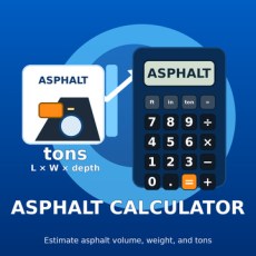 Asphalt Calculator from XTRAW Tools