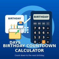 Birthday Countdown Calculator from XTRAW Tools