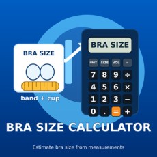 Bra Size Calculator from XTRAW Tools