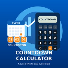 Countdown Calculator from XTRAW Tools