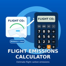 Flight Emissions Calculator from XTRAW Tools
