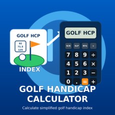 Golf Handicap Calculator from XTRAW Tools