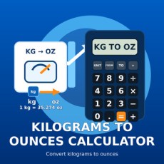 Kilograms to Ounces Calculator from XTRAW Tools