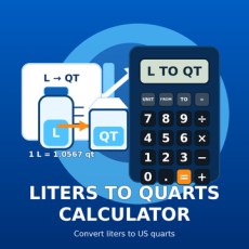Liters to Quarts Calculator from XTRAW Tools