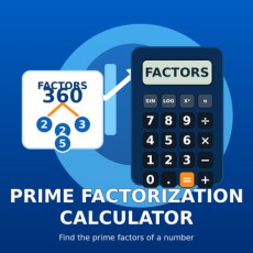 Prime Factorization Calculator from XTRAW Tools