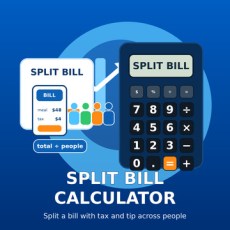 Split Bill Calculator from XTRAW Tools