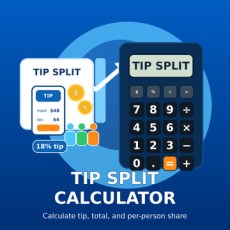 Tip Split Calculator from XTRAW Tools