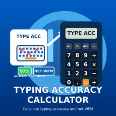 Typing Accuracy Calculator from XTRAW Tools