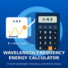 Wavelength Frequency Energy Calculator from XTRAW Tools